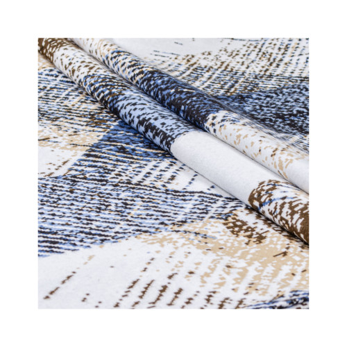 Постельное белье Home Line Фланель Синяя графика семейный (182765) – Home Line (вид 1)