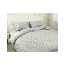 Постельное белье Руно Grey Braid микрофайбер полуторный (Р1.52_Grey Braid)