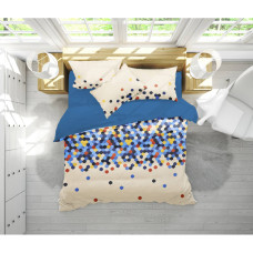 Постільна білизна MirSon Бязь 17-0520 Duende beige Сімейний (2200003653519)