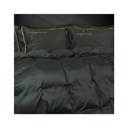 Постільна білизна MirSon Сатин Imperial Satin Emerald 175х210 двоспальний (2200008576240) – MirSon (вид 1)