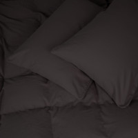 Постільна білизна MirSon 002 Black Фланель 2x143x210 Сімейний (2200009648274)