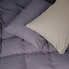 Постільна білизна MirSon 004-001 Cappuchino/Ash grey Фланель 2 x 160 x 220 Сімейний Євро (2200009658501)