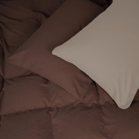 Постільна білизна MirSon 004-003 Cappuchino/Brown Фланель 2x143x210 Сімейний (2200009658013)