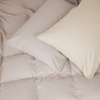 Постільна білизна MirSon 007-004 Milk/Cappuchino Фланель 2x143x210 Сімейний (2200009659454)