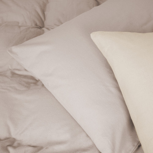 Постільна білизна MirSon 007-004 Milk/Cappuchino Фланель 2 x 160 x 220 Сімейний Євро (2200009659461) – MirSon (вид 1)