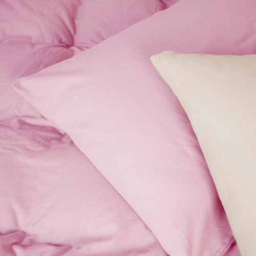 Постільна білизна MirSon 007-008 Milk/Pink Фланель 2x143x210 Сімейний (2200009659942) – MirSon (вид 2)