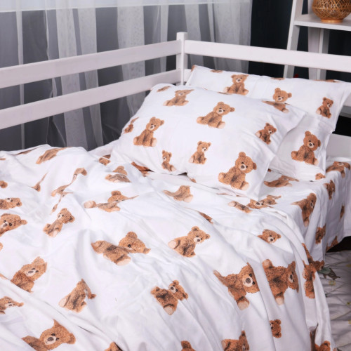 Постельное белье MirSon 017 Teddy Фланель 2 x 160 x 220 Семейный Евро (2200009655609) – MirSon (вид 2)