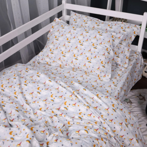 Постільна білизна MirSon 018 Unicorn Фланель 2 x 160 x 220 Сімейний Євро (2200009656088) – MirSon (вид 2)