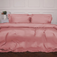Постільна білизна MirSon Tencel №02 Pink 143х210 полуторний (2200009368554)