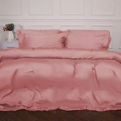 Постельное белье MirSon Tencel №02 Pink 200 x 220 Евро (2200009368592) – MirSon