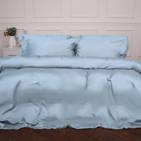 Постельное белье MirSon Tencel №04 Blue 2x143x210 Семейный (2200009369568)