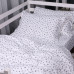 Постельное белье MirSon 016 White Stars Фланель 200x220 Евро (2200009652141) – MirSon (вид 2)