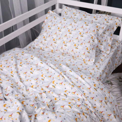 Постільна білизна MirSon 018 Unicorn Фланель 200x220 Євро (2200009656064) – MirSon (вид 1)