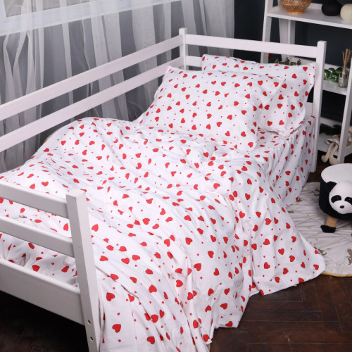 Постільна білизна MirSon 015 Love Фланель 143х210 полуторний (2200009652608) – MirSon