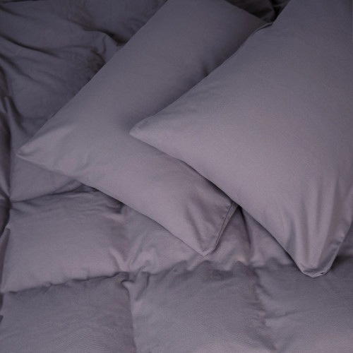 Постільна білизна MirSon 001 Ash grey Фланель 220х240 King Size (2200009648175) – MirSon