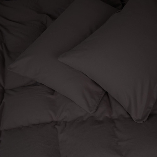 Постільна білизна MirSon 002 Black Фланель 160х220 Полуторний Євро (2200009648236) – MirSon