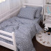 Постільна білизна MirSon 012 Grey Stars Фланель 200х220 Євро (2200009653131) – MirSon