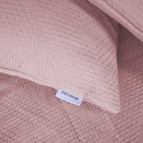Постельное белье MirSon №20-00 Waffle Powder 160х220 полуторный Евро (2200011032320) – MirSon (вид 1)