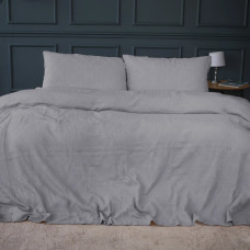 Постельное белье MirSon №20-02 Waffle Gray 143х210 полуторный (2200011032832)