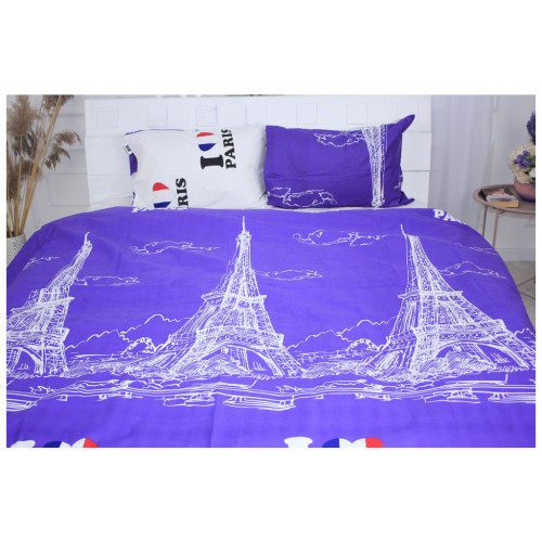 Постельное белье MirSon Бязь Premium 19-0426 Fucsia 143х210х2 (2200001163157) – MirSon (вид 1)
