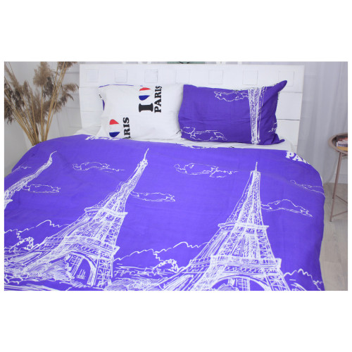 Постельное белье MirSon Бязь Premium 19-0426 Fucsia 143х210х2 (2200001163157) – MirSon (вид 2)