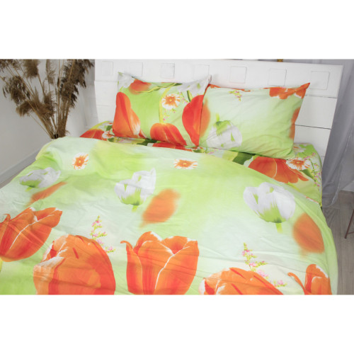 Постельное белье MirSon Сатин 22-1287 Tulips Семейный (2200003597363) – MirSon (вид 1)