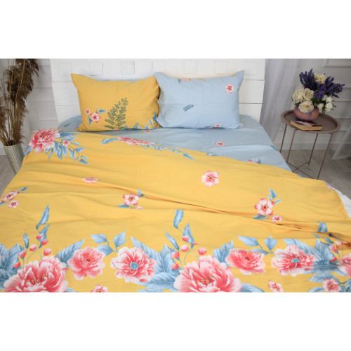 Постельное белье MirSon Сатин Premium 22-1267 Tropics 143х210х2 (2200003067149) – MirSon (вид 1)