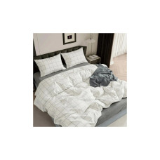 Постільна білизна Viluta 01 Wash Варена бавовна геометрія (50 х 70 - 2 шт) сімейний (01_Wash_Printed_sm)