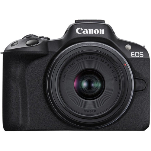 Цифровой фотоаппарат Canon EOS R50 + RF-S 18-45 IS STM Black (5811C033) – Canon