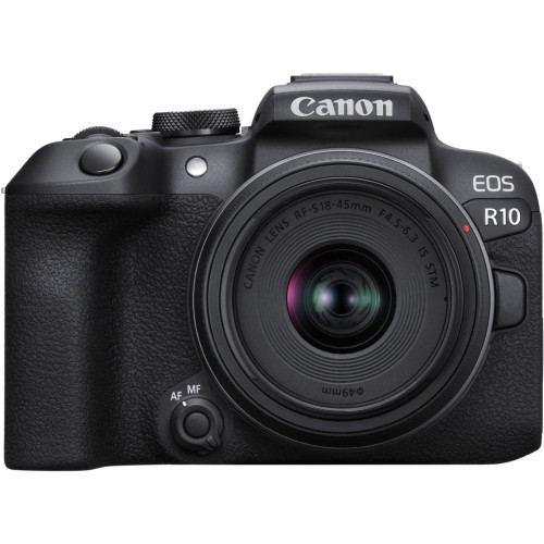 Цифровий фотоапарат Canon EOS R10 + RF-S 18-45 IS STM (5331C047) – Canon