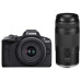 Цифровий фотоапарат Canon EOS R50 + RF-S 18-45 IS STM + RF 75-300 Black (5811C150BA) – Canon