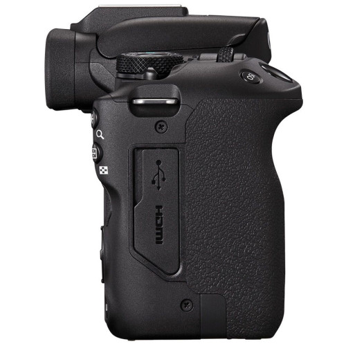 Цифровий фотоапарат Canon EOS R50 + RF-S 18-45 IS STM + RF 75-300 Black (5811C150BA) – Canon (вид 2)