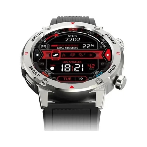 Смарт-годинник iMiLab imiki D2 Silver Silicone Strap – iMiLab (вид 1)