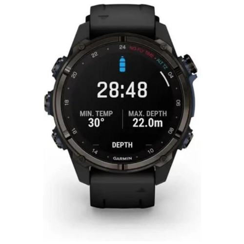 Смарт-часы Garmin Descent Mk3i, 43mm, Crbn Gry DLC Ti/Blk, Dive Computer, GPS дайвінг комп'ютер (010-02753-11) – Garmin (вид 1)