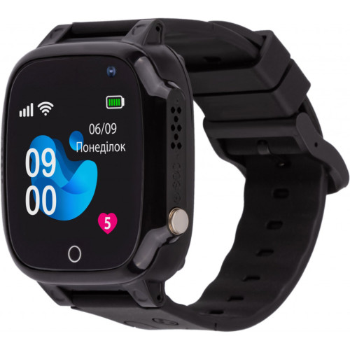 Смарт-часы Amigo GO008 MILKY GPS WIFI Black (873291) – Amigo