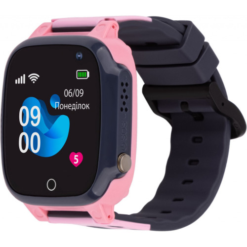 Смарт-годинник Amigo GO008 MILKY GPS WIFI Pink (873293) – Amigo