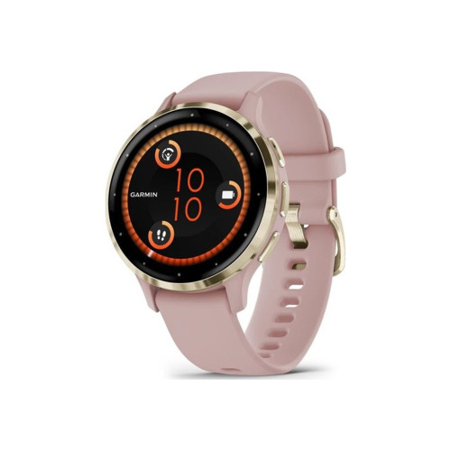 Смарт-часы Garmin Venu 3S, Dust Rose + Soft Gold, GPS (010-02785-03) – Garmin