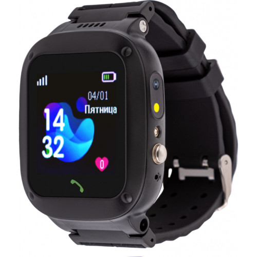 Смарт-часы Amigo GO004 Splashproof Camera+LED Black (882418) – Amigo