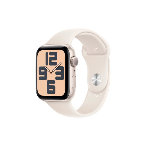 Смарт-годинник Apple Watch SE 2024 GPS 40mm Starlight Aluminium Case with Starlight Sport Band - S/M (MXEF3QH/A) – Apple