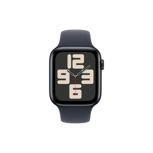 Смарт-годинник Apple Watch SE 2024 GPS 44mm Midnight Aluminium Case with Midnight Sport Band - S/M (MXEJ3QH/A) – Apple (вид 1)