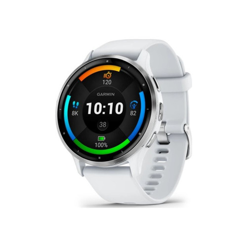 Смарт-годинник Garmin Venu 3, Whitestone + Passivated, GPS (010-02784-00) – Garmin