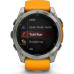 Смарт-часы Garmin fenix 8 51mm, AMOLED, Saph, Ti/Bare/Grpht, SparkOrg/GrphtBd, (010-02905-11) – Garmin (вид 1)