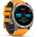 Смарт-часы Garmin fenix 8 51mm, AMOLED, Saph, Ti/Bare/Grpht, SparkOrg/GrphtBd, (010-02905-11) – Garmin (вид 2)