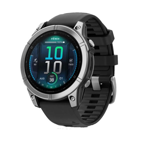Смарт-часы Garmin fenix E, 47mm, Stainless Steel/Black, GPS (010-03025-00) – Garmin