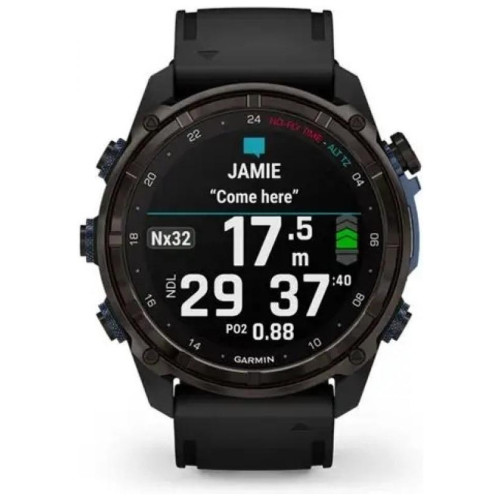 Смарт-часы Garmin Descent Mk3i, 51mm, Crbn Gry DLC Ti/Blk, Dive Computer, GPS (010-02752-11) – Garmin (вид 1)