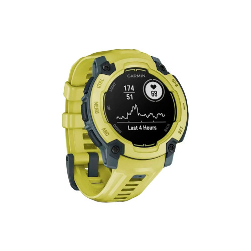 Смарт-годинник Garmin Instinct E, 45 mm, ElectricLimeBezel w/ ElectricLimeBand, GPS смарт-годинник (010-02933-01) – Garmin