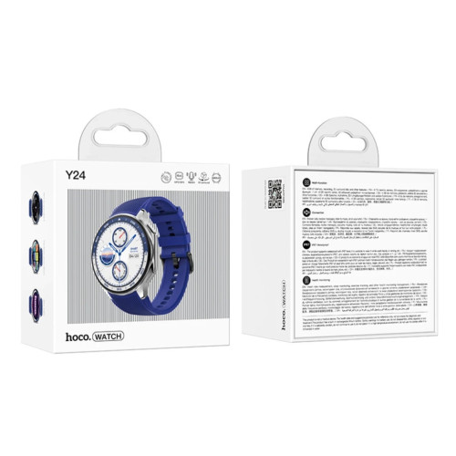 Смарт-годинник HOCO Y24 AMOLED Smart sports watch (call version) Silver (6942007641012) – HOCO (вид 2)