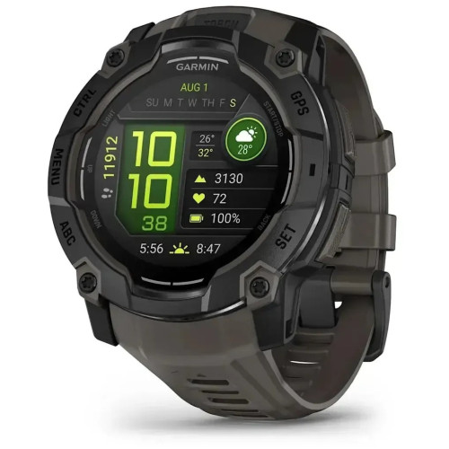 Смарт-годинник Garmin Instinct 3, Tactical, AMOLED, 50mm, Black, GPS (010-03020-50) – Garmin