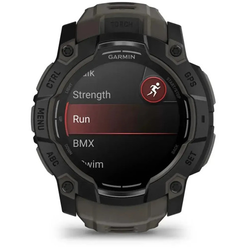 Смарт-годинник Garmin Instinct 3, Tactical, AMOLED, 50mm, Black, GPS (010-03020-50) – Garmin (вид 1)