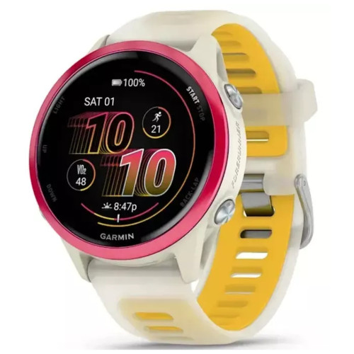 Смарт-часы Garmin Forerunner 570 - 42MM, Bone/Raspberry/Mango, GPS смарт-годин (010-02970-02) – Garmin